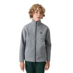TOMMYLIFE Gri Melanj Pamuklu Kalın İçi Tüylü Standart Fit Nakışlı Erkek Çocuk Sweatshirt - 11245