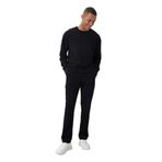 TOMMYLIFE Kompakt Pamuklu Kalın Pürüzsüz Dokulu O Yaka Comfort Fit Erkek Eşofman Takım -85263