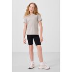 Tommylife Koyu Gri Pamuklu Kısa Paça Standart Fit Basic Kız Çocuk Tayt - 75188