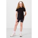 Tommylife Siyah Esnek Standart Fit Basic Performans Kız Çocuk Tayt - 75189