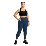 TOMMYLIFE Siyah Esnek Standart Fit Performans Battal Büyük Beden Kadın Tayt - 94652