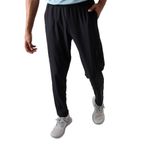 TOMMYLIFE Siyah İnce Yumuşak Comfort Fit Erkek Eşofman Alt - 82120