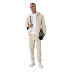 TOMMYLIFE Siyah Kompakt Pamuklu Kalın Pürüzsüz Dokulu Kapüşonlu Comfort Fit Erkek Eşofman Takım - 85262