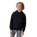 TOMMYLIFE Siyah Pamuklu Kalın İçi Tüylü Yumuşak Dokulu Standart Fit Baskılı Erkek Çocuk Sweatshirt - 11215