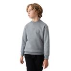 TOMMYLIFE Siyah Pamuklu Kalın İçi Tüylü Yumuşak Dokulu Standart Fit Nakışlı Erkek Çocuk Sweatshirt - 11232