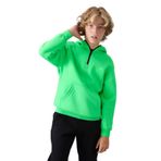 TOMMYLIFE Siyah Pamuklu Kalın İçi Tüylü Yumuşak Dokulu Standart Fit Nakışlı Erkek Çocuk Sweatshirt - 11244
