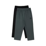 TOMMYLIFE Standart Fit 2li Paket Siyah-Haki Erkek Kapri - 83102