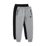 TOMMYLIFE Standart Kalıp 2li Paket Haki-Siyah Erkek Eşofman Alt - 84587