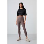 Tommylife Tommy Life Kahverengi Yüksek Bel Toparlayıcı Slim Fit Dar Paça Kadın Tayt - 94011 Kahverengi
