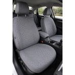 Tomoni Hyundai Bayon Uyumlu Kaydırmaz Tabanlı Oto Koltuk Minder Seti - 5 Li Full Set-Sünger Destekli- Kapitoneli- Terletmez Kumaş-Pratik Kurulum -Gri