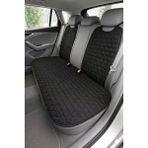 Tomoni Renault Megane 4 Uyumlu Kaydırmaz Tabanlı Oto Koltuk Minder Seti - 5 Li Full Set-Sünger Destekli- Kapitoneli- Terletmez Kumaş-Pratik Kurulum (Siyah-Siyah)