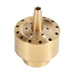 Tomotato 1/4 "1/2" 3/4" Pirinç Çeşme Nozulu, Sütun Su Yağmurlama Püskürtme Başlığı Altın Dış Mekan Dekorasyon Aksesuarları Bahçe Göleti için Güzel Görsel Efektler Getirin (DN20-3/4")