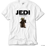 Tomris Hatun Star Wars Yoda Jedi Master Beyaz Tişört Xl
