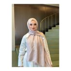 tomrisboutique Şal G Desen Pamuklu Soft Kaşmir İpek 4 Mevsim Çift Taraflı 70 x 200 cm