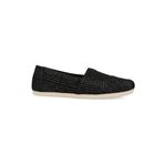 Toms Alpargata Cloudbound Siyah Metalik Keten Şerit Kadın Terlik