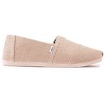 TOMS Alpargata Heritage Canvas düz erkek terliği, Doğal renksiz, 42 EU