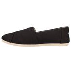 Toms Alpargata Slip-On Siyah - Beyaz Kadın Babet