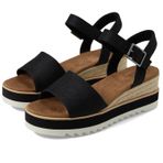 Toms Diana Katır Siyah Kadın Sandalet