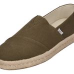 TOMS Erkekler 10019896 Alpargata Halat 2.0 Dokuma Günlük Slipon Ayakkabı, Zeytin, 41 EU