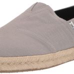 TOMS Kadın Alp Halat 2.0 Düz Loafer, Çiseleyen Gri, 14
