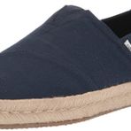TOMS Kadın Alp Halat 2.0 Düz Loafer, Lacivert, 13