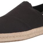 TOMS Kadın Alp Halat 2.0 Düz Loafer, Siyah, 11