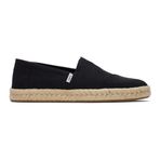 TOMS Kadın Alp Halat 2.0 Düz Loafer, Siyah, 14