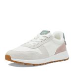 TOMS Kadın Trvl Lite Retro Bağcıklı Spor Ayakkabı Günlük - Yeşil, Kırık Beyaz, Pembe, Ak balıkçıl Multi Süet, 8.5