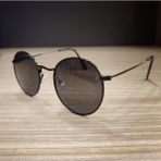Toms Teddy TT1001 C108 Polarize Yuvarlak Erkek Güneş Gözlüğü - Siyah