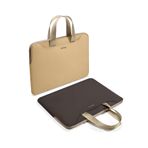 Tomtoc Light A21 13.5 - 14.4 Inç Çift Renk Kahve/sarı Laptop Notebook Çantası - A21d3k1