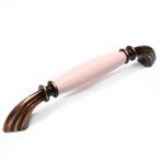 Tomurcuk Porselen 160 mm Bakır Desensiz Pembe Kulp