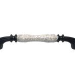 Tomurcuk Porselen 160 mm Siyah Desensiz Lüster Füme Kulp