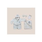 Tomuycuk Bebek Bornoz Takımı Naturel My Prince Erkek Ekru Ps9847, 3-hvl 55060