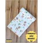 Tomuycuk Desenli Müslin Kız Erkek Bebek Battaniyesi Oeko-Texli %100 Pamuklu D Puset Örtüsü Yenidoğan 90X80CM - Sarı - 0 - 2 Yaş