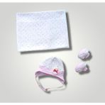 Tomuycuk Kapitonedouble Face Kız Bebek Battaniyesi - Pembe