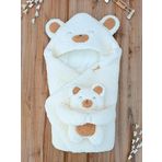 Tomuycuk KIZ ERKEK BEBEK BATTANİYESİ DIŞ KUNDAK PAMUKLU WELSOFT PELUŞ UYKU ARKADAŞI İLE AYICIK KULAKLI KIŞLIK