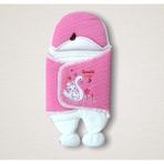 Tomuycuk Ördekli Kız Bebek Ayaklı Kundak Pembe - 0 - 1 Yaş