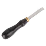 Tomvorks Çelik Leathercraft Kenar Beveler Skiving Aleti, Deri Pahlama Için 3 Tip, Ahşap Saplı Craft, Eğik Kesim Için, Kazıma Kalınlığı, Çekme Bağlantı Kafaları (Siyah 8 mm/0,31 inç)