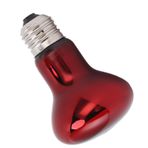 Tomvorks UVA Isıtma Lamba ampulü 100 W E27 Sürüngen Isı Işık UVB Yayan Seramik Isıtıcı Sakallı Ejderha Kertenkele Teraryum Için (25W)