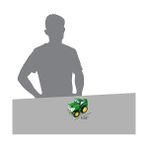 Tomy Games 736 47216 Deere Johnny Traktör El Feneri, Yeşil - 0,35 lt
