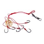 TOMYEUS Jinyi2016Shop Daire kanca 2 Adet Yüksek Karbon Balıkçılık Kanca Sazan Küresel Besleyici Bomba Geçirmez Asılı Patlama Kanca Bahar Anti Sarma Mücadele Aksesuarları Barbless kanca (Model Number: 9)