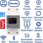 Tomzn 63A Wifi Özellikli Yüksek Voltaj ve Akım Koruyucu Kaçak Akım Koruma Rölesi