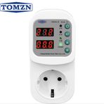 Tomzn Ayarlanabilir Voltaj ve Akım Korumalı Priz - 16A - Yüksek Gerilim Koruma - Elektrik Bekçisi