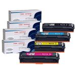 Toner Grup Tonergrup 207A-W2210-M283-M255 Chipsiz 4 Rebk Set Muadil Toner 1350 Baskı