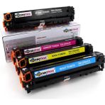 Toner Max® HP 125A CP1215 CP1515 CM1312 CB540A Muadil Toner Set