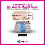 Toner Max® Oki C332 MC363 Set Muadil Toneri