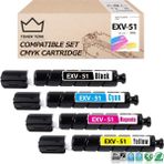 Toner Türk Canon C-Exv-51 Muadil Toner - Takım / IR-C5535 / IR-C5540 / IR-C5550 / IR-C5560 / IR-C5750 - Renkli