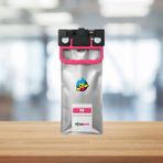 Toner Türk Epson Workforce Pro WF-C529 / WF-C579 Yüksek Kapasiteli Muadil Kartuş Kırmızı T01D3 - C13T01D300 - Renkli