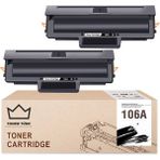 Toner Türk Hp 106A W1106A Muadil Toner - Çipli ( 2'li Paket )/ 107A / 107W / Mfp 135W / Mfp 137FNW