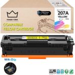 Toner Türk Hp 207A W2212A Muadil Toner Sarı - Çipli/ Laserjet M255 / M282 / M283